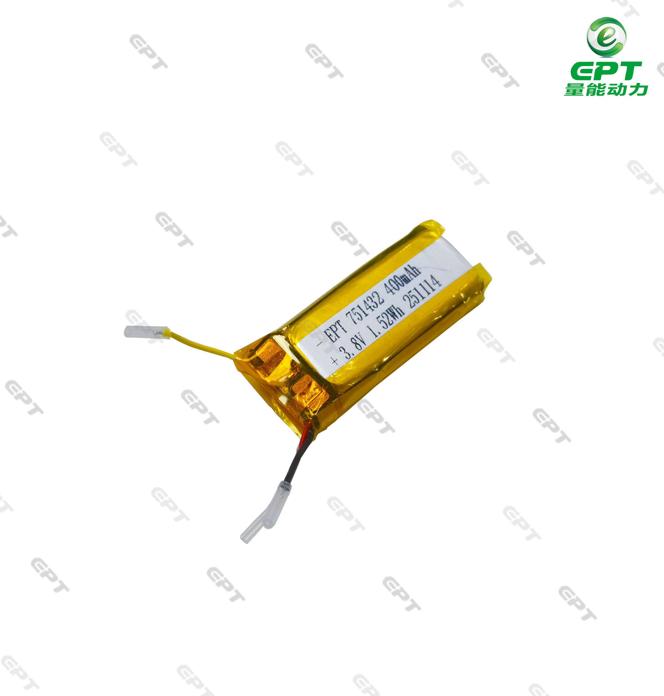 3.8V 751432 400mAh 藍牙耳機電池倉聚合物鋰電池 3.8V 751432 400mAh 藍牙耳機電池倉聚合物鋰電池